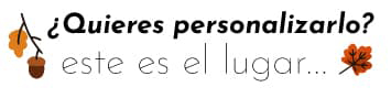 Lo quieres personalizar?