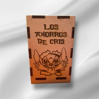 HUCHA MADERA PERSONALIZADA - Imagen 1