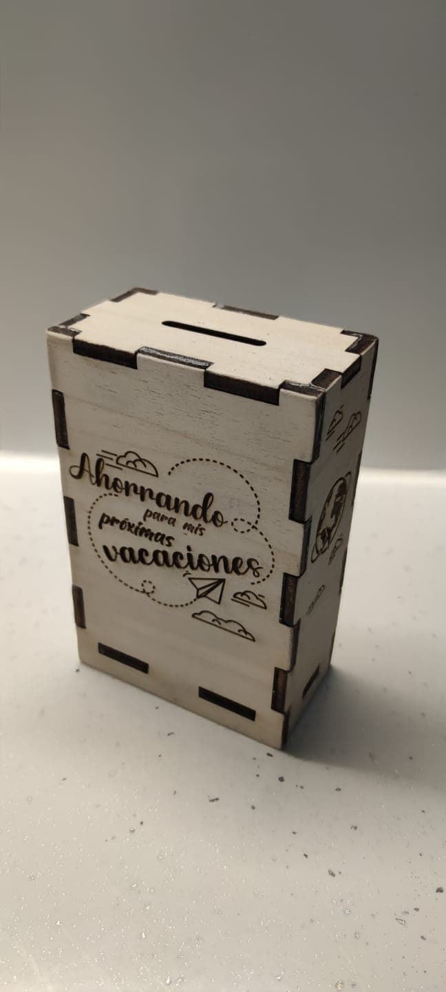 HUCHA MADERA PERSONALIZADA - Imagen 3