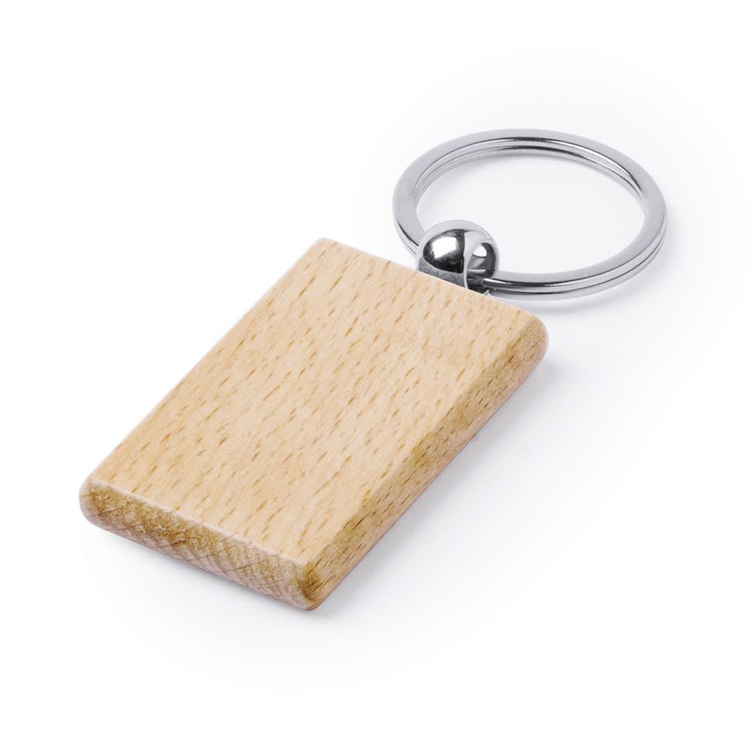 Llavero madera rectangular - Imagen 3