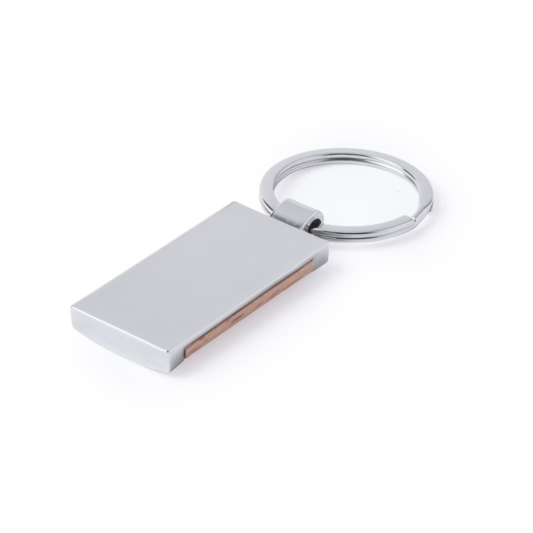 Llavero metal y madera - Imagen 2