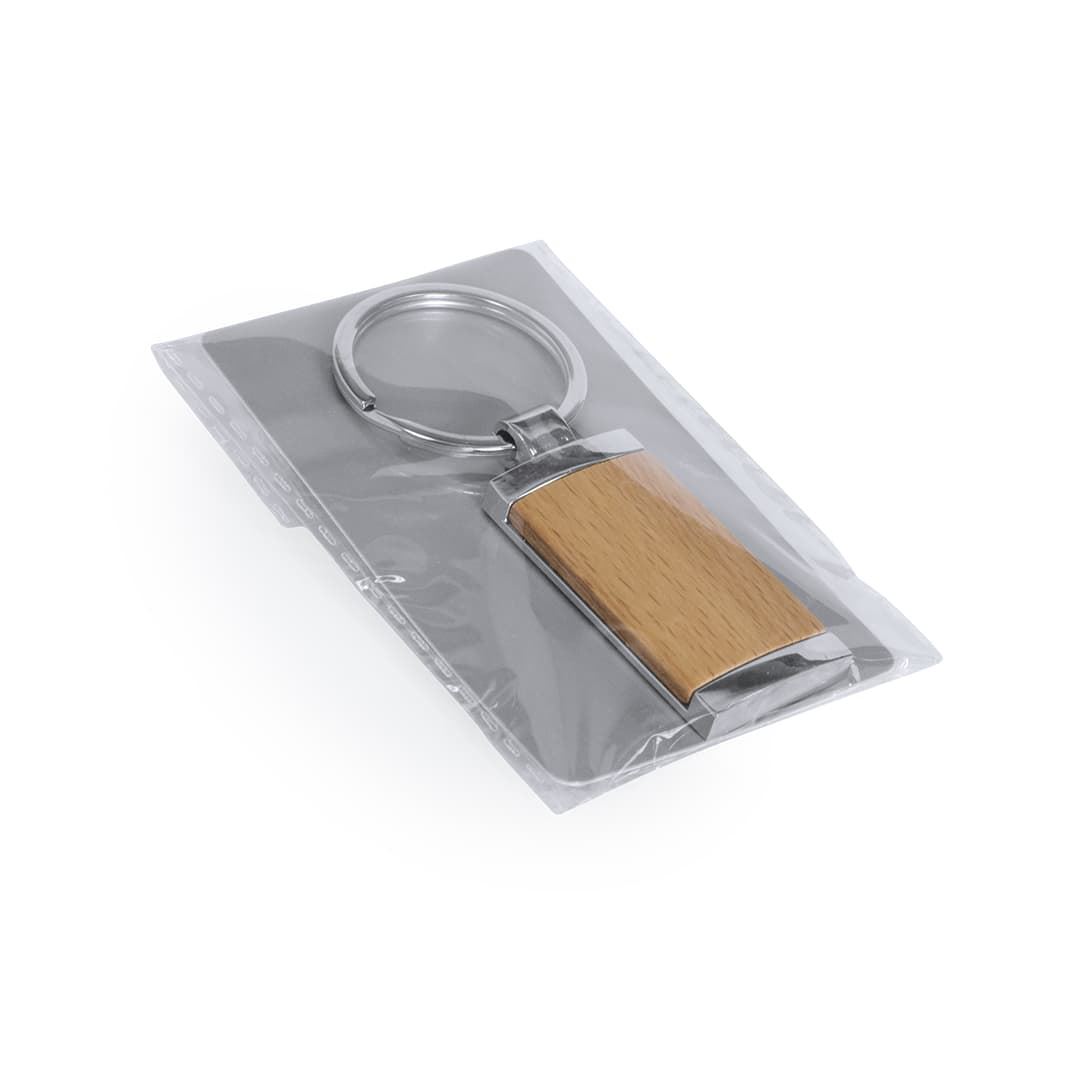 Llavero metal y madera - Imagen 3
